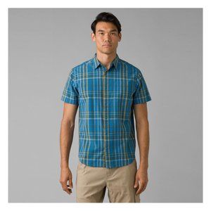 PRANA BENTON BUTTON-UP SHIRT MEN'S Size Large